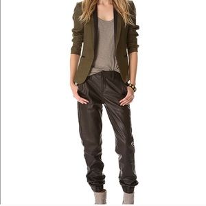 Rag and bone 100% lamb leather pants